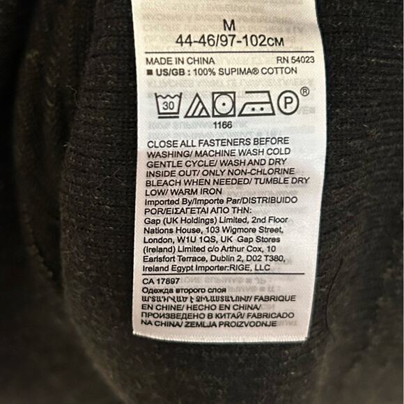 Banana republic supima cotton Mens 1/4 Zip Mock Neck Sweater dark army green M - Picture 6 of 8
